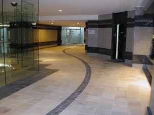 Kimberley Quartzite internal floor tiling.