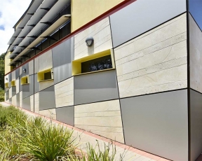 Natural Tamala ‘Diamond Cut’ Limestone Cladding Perth