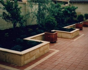 Natural Tamala ‘Diamond Cut’ Limestone Cladding Perth