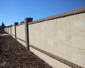 Natural Tamala ‘Diamond Cut’ Limestone Cladding Perth