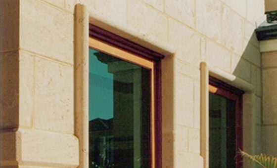 Gothic window sills, Bullnose window surrounds